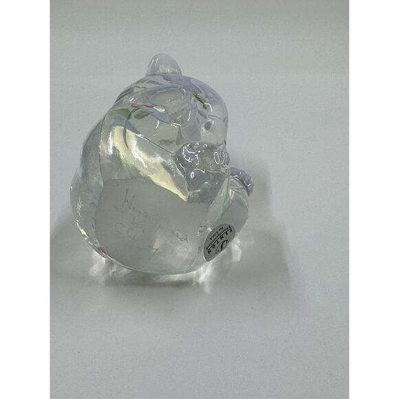 BEAUTIFUL !! Fenton Hand Painted Glass Bear,Signed C.Curry"Chris Curry" - Picture 3 of 6
